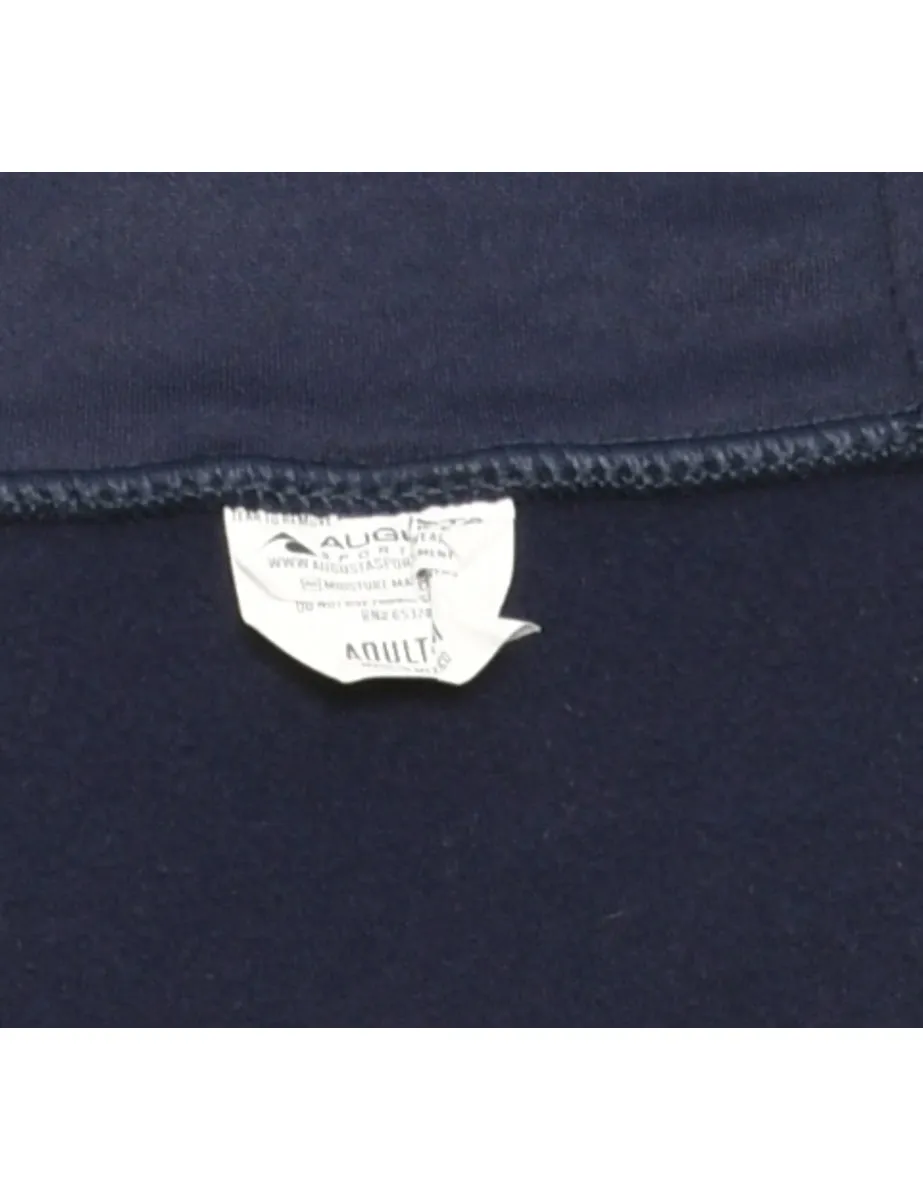 Augusta Hooded Sports Navy Sweatshirt - M