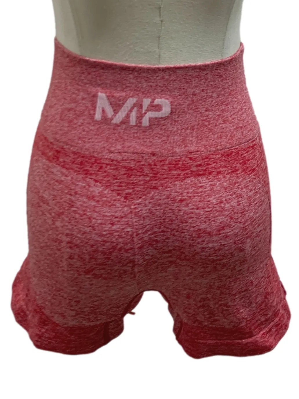Blush Red Sports Biker Shorts
