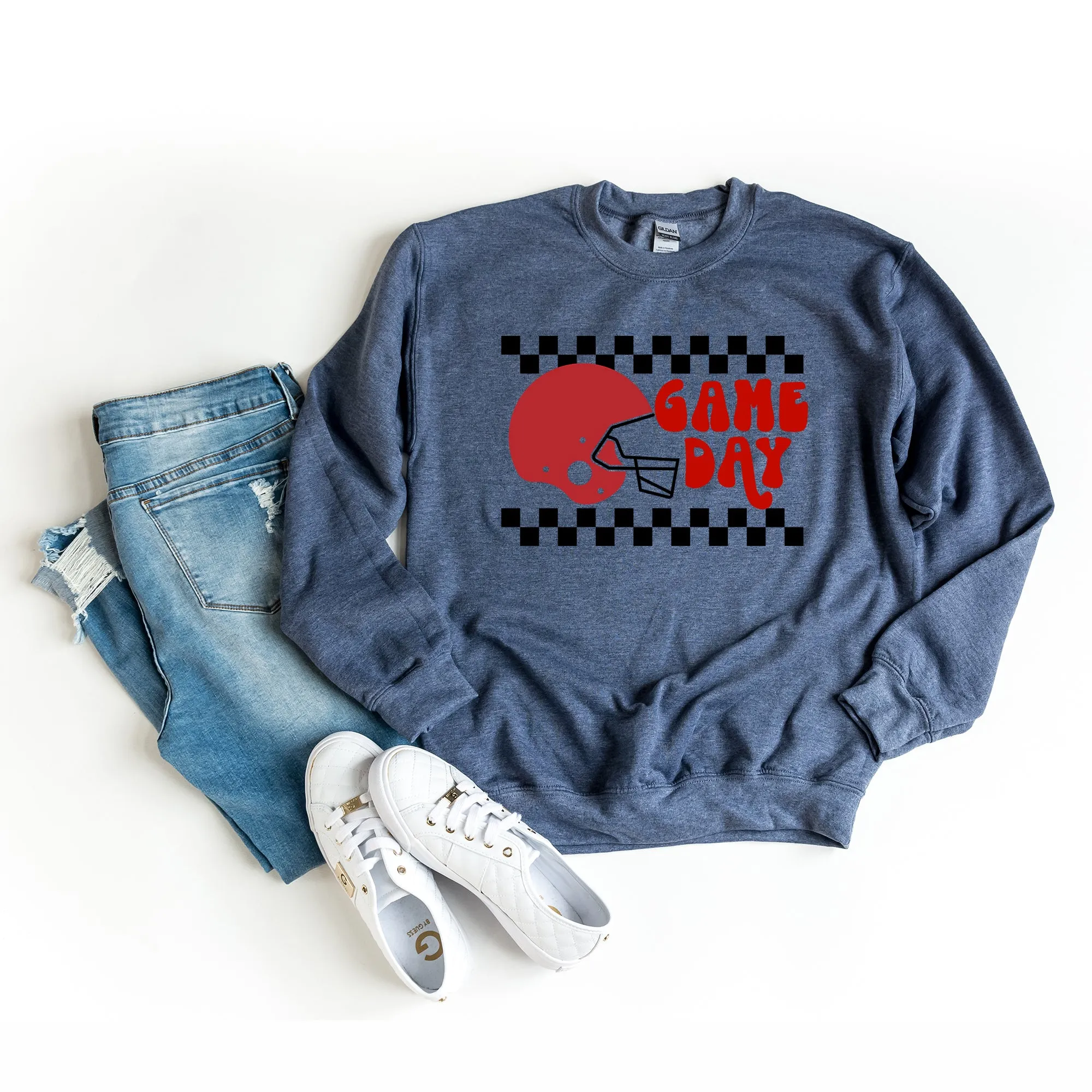 Checkered Game Day | Sweatshirt