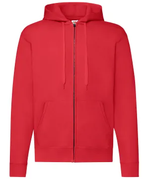 Classic 80/20 hooded sweatshirt jacket | Red