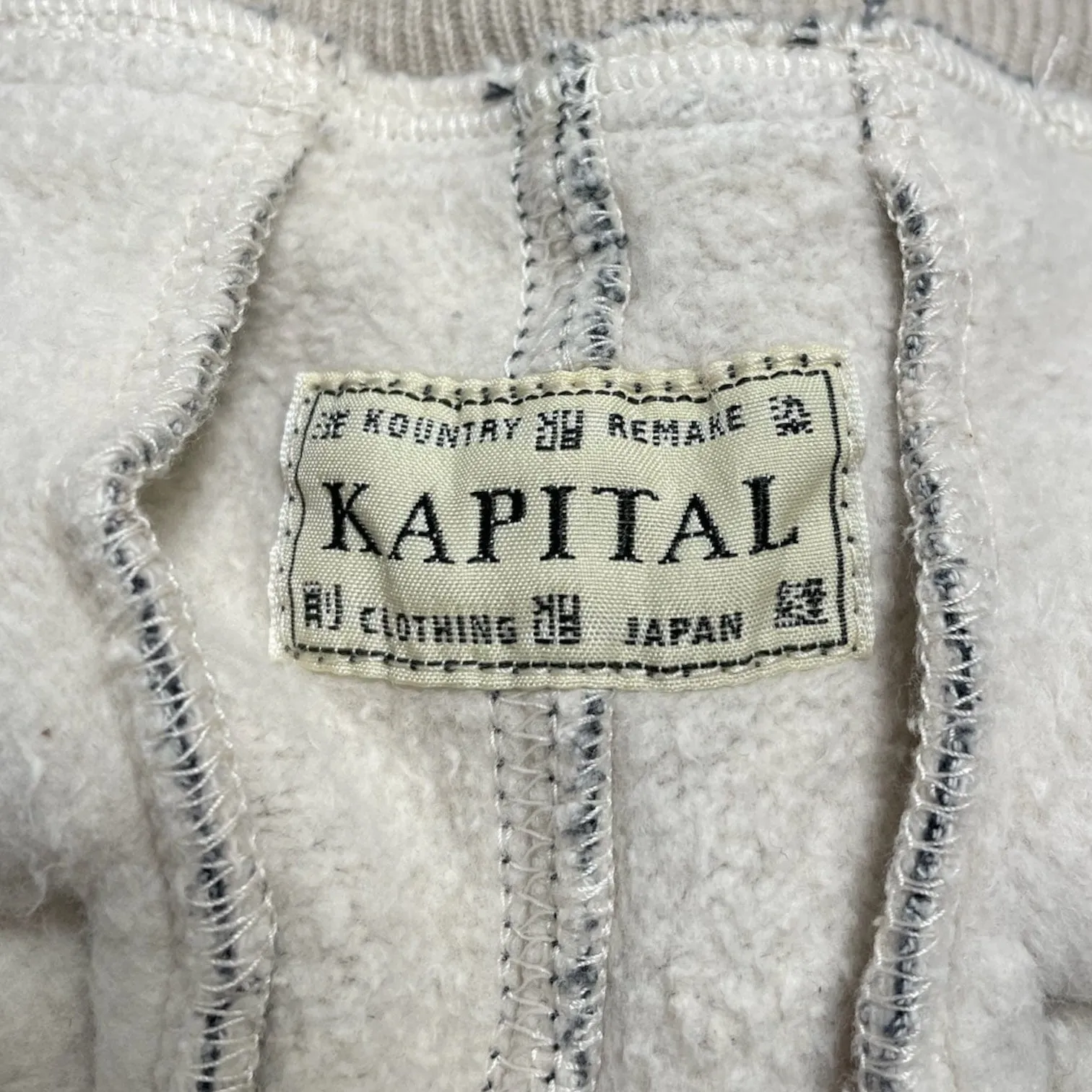 Kapital Bandana Fleece Sweatpants Navy