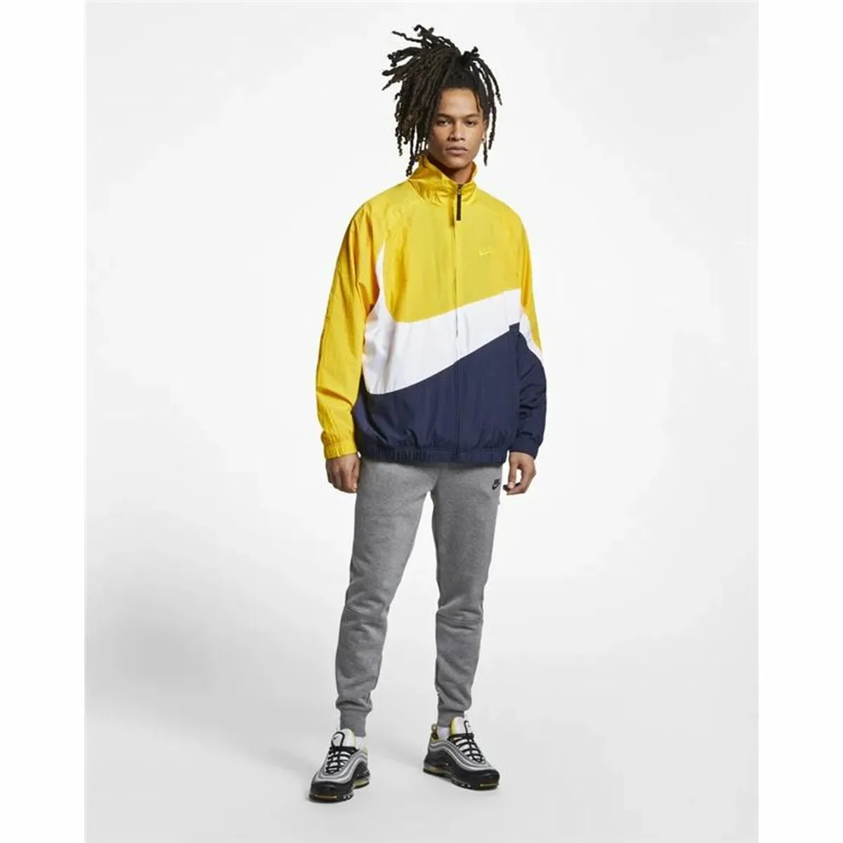 Men'S Sports Jacket Nike Sportswear Yellow