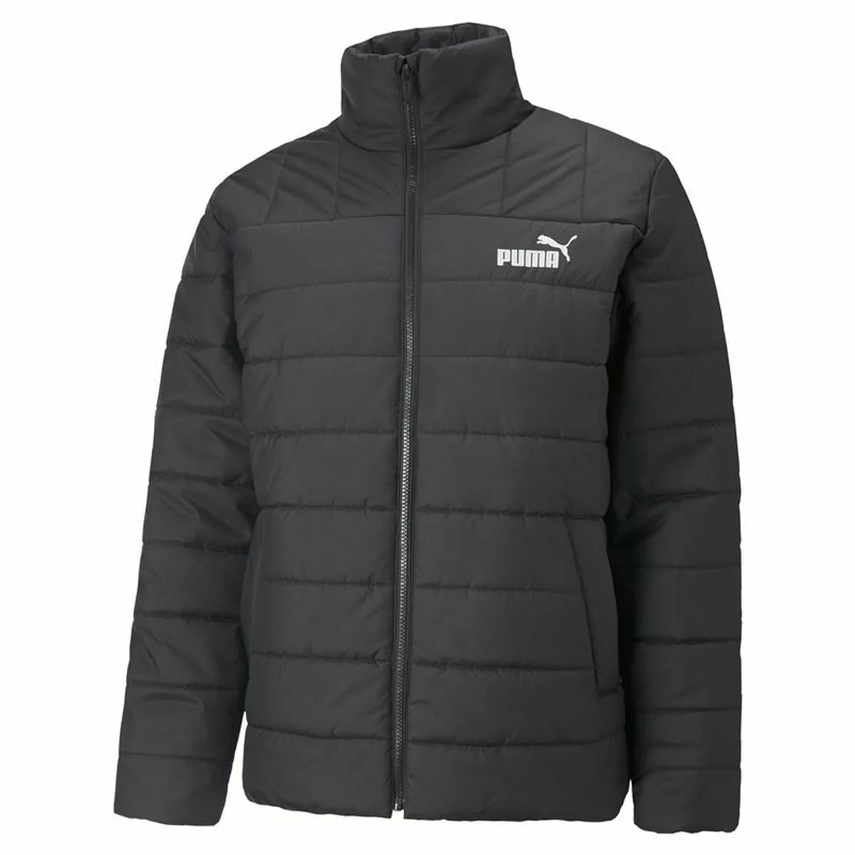 Men'S Sports Jacket Puma  Essentials  Padded Black