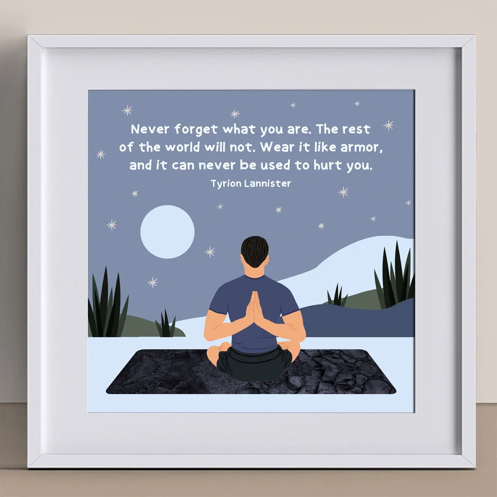 Never Forget What You Are Doodle Card